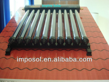 solar collector part of a split system