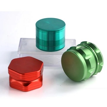 CNC Machined Aluminum Snuff Box with Custom Grinder Case