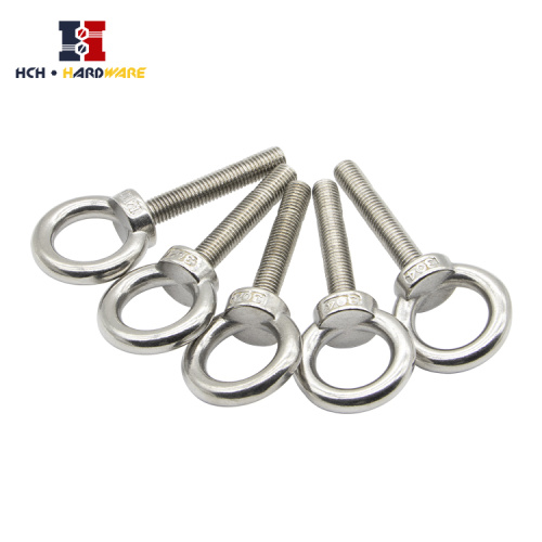 Ss U Bolts stainless steel DIN 580 eyebolt screws Supplier