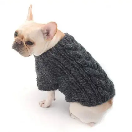 Heavy Knitted Dog Sweater