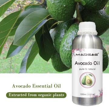 100% puro e natural fria orgânica - óleo de abacate prensado para aromaterapia, corpo, nutrimento para o cabelo