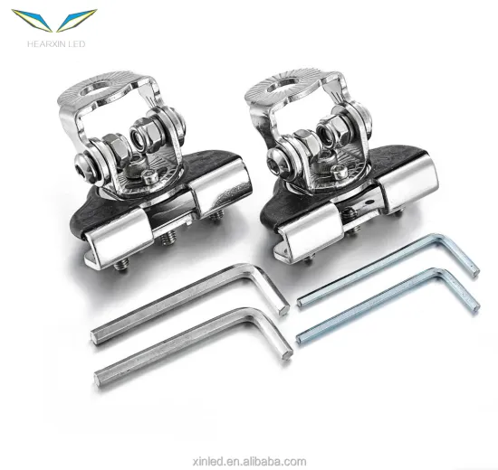 Offroad SUV Engine Cover LED Work Light Bar Mounting Clamp Accessories