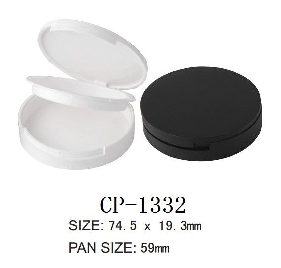 Okrągłe kosmetyczne skrzynki proszkowe CP-1332