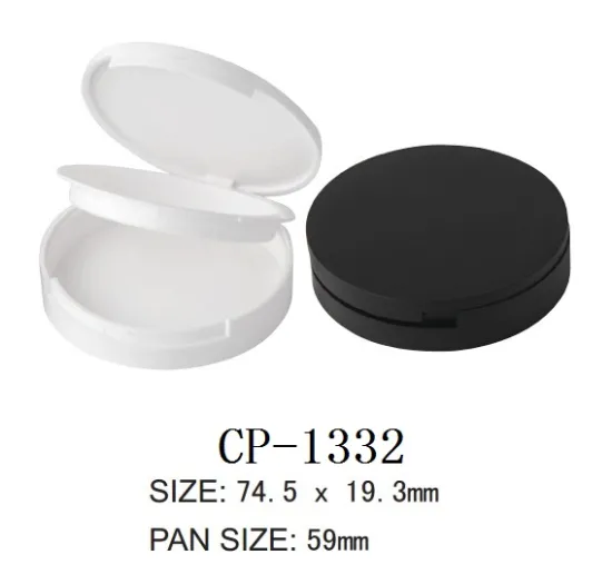 Round Cosmetic Powder Case CP-1332