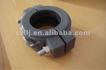 Seawater sea grooved pipe coupling clamp dual-phase steel