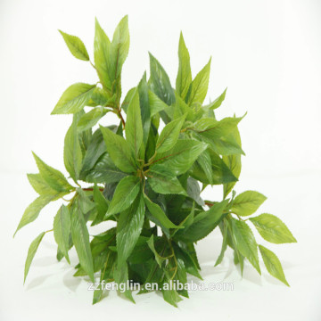 Wholesale Green Plastic Leaves Bonsai For Home Hotel Decoration