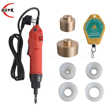 Piccole macchine per tappezzerie per bottiglie d'acqua e macchina per sigillazione del tappo HZPK