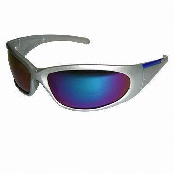 Unisex Sport Sunglasses with Wide Temples