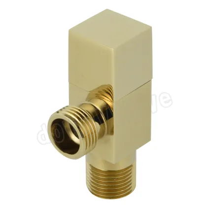 Gold Polished Toilet Angle Valve: Premium Bathroom Accessories