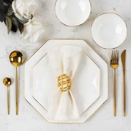 white dinner set bone dinnerset porcelain dinnerware set