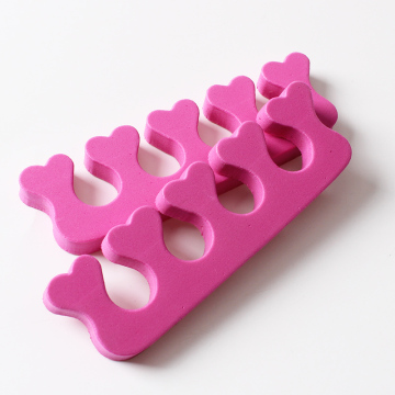 Nail Salon Pedicure Soft Foam Toe Separator - OEM Heart Shape