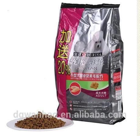 Custom Printing Pet / Dog Food plastic bag