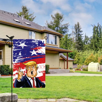 Niestandardowy projekt Cartoon Trump Garden Parodia Latająca flaga