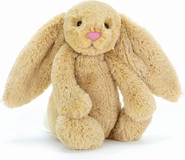 Wholesale Hot Selling Fluffy Soft Yellow Rabbit Plush Toy
