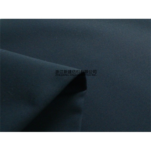 Polyester / coton d&#39;hiver de tissu uniforme noir TC