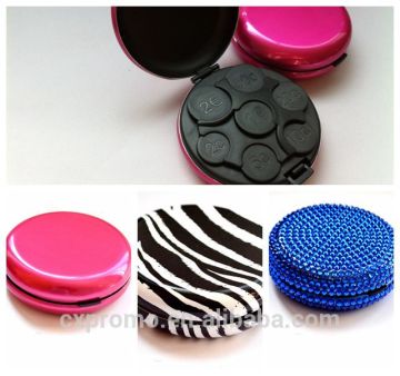 Best Selling Aluminum euro coin case holder wallet for promotion in stock