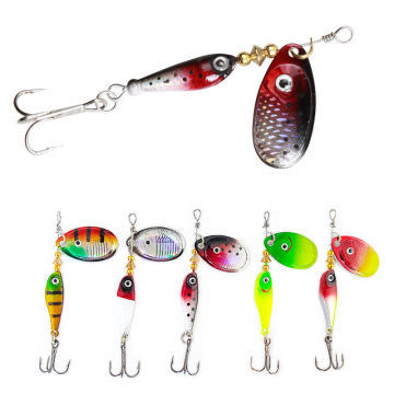 OEM&ODM 9g 15g Mister Lure Metal Spoon Flutter Jigging Spinner Bait Lures