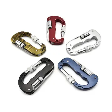 Stainless Steel Multi Tool Carabiner for Outdoor Camping and Climbing