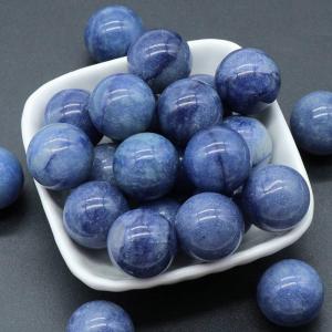 CHAKRA AVENTURINA AZUL de 20 mm bolas de piedra preciosa para alivio del estrés balanceando la decoración del hogar bulones de cristal esferas pulidas
