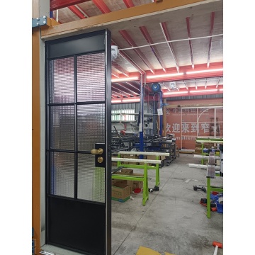 Modern Aluminum French Doors Manufacturer: Slim Waterproof Interior Swing Shower Doors and Exterior Double Glass Doors