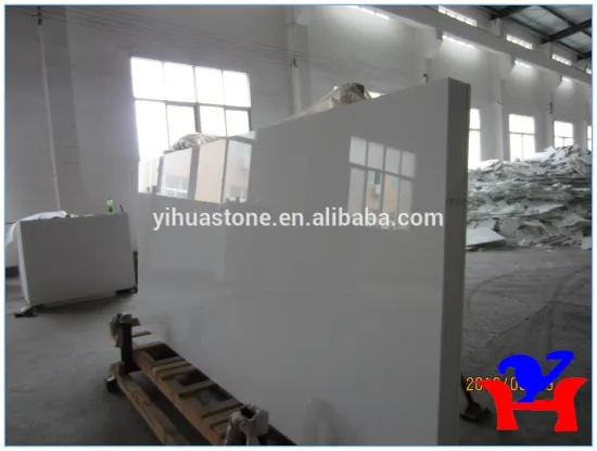 crystallized stone Nano white big slab