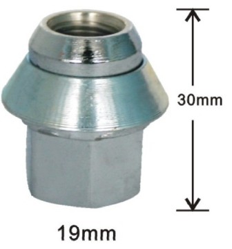 2 piece 30mm wheel nuts