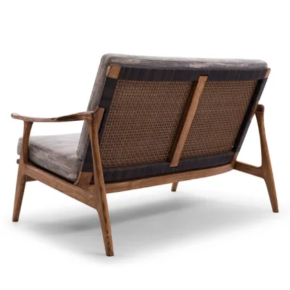 Modern wood cigar sofa