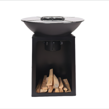Outdoor Wood Burning Corten Steel Fire Pit Corten Steel Bbq Metal Brazier Fire Pit Heavy Duty Bbq Barbecue Grills For Backyard