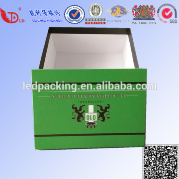 Full printing custom cardboard shoe box for sale and packaging