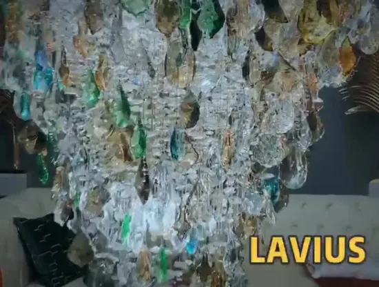 Hotel conference hall living room crystal chandelier lamp