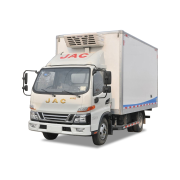 Trak penyejuk jac mini buatan China 152hp 4x2 diesel untuk pengangkutan makanan