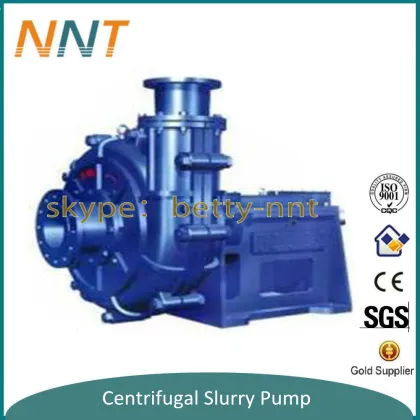 NNT brand centrifugal slurry pump for Rio Tinto Coal