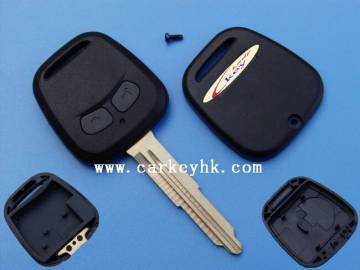 Hot Sale Mitsubishi 2 buttons remote key shell right blade no logo 2 Buttons Flip Key