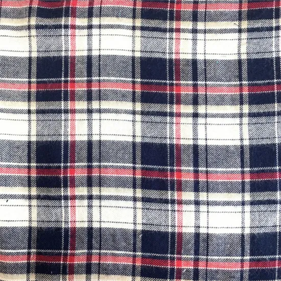 Rayon Brushed Fleece Yarn Dyed Winter Shirt Fabric