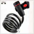 Super safe black bicycle cylinder lock