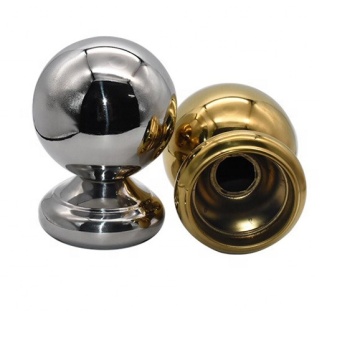 Stainless Steel Hollow Sphere Handrail Decorations 25mm-114mm for Garden Ornaments