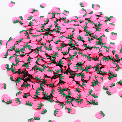 Wholesale Polymer Clay Pineapple Slices Simulation Fruit DIY Nail Art Decoration Slime Filler Christmas Ornament Accessories