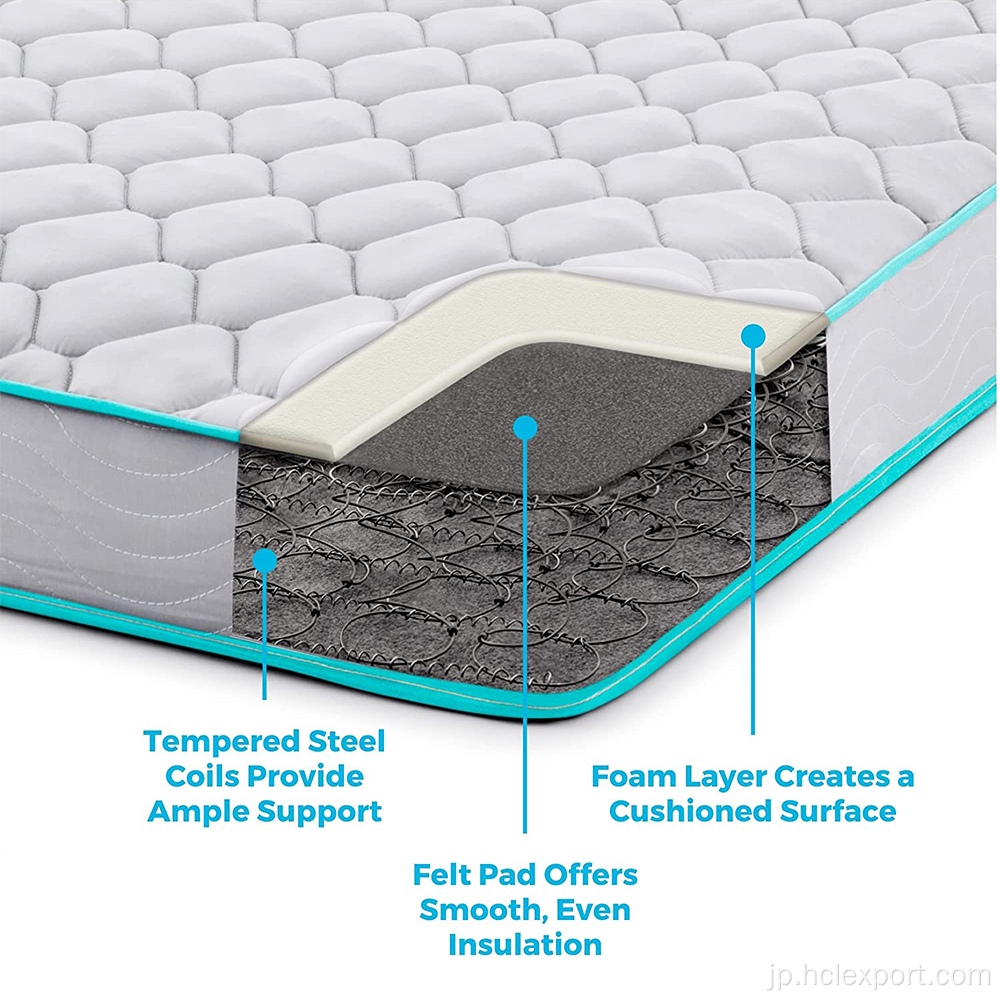 竹のカバークイーンキングサイズジェルメモリフォームスプリングラテックスマットレス