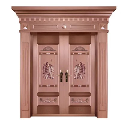 Copper Door Copper Surface Steel Security Door