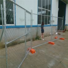 Security barrier galvanized temporary chain link fence panel