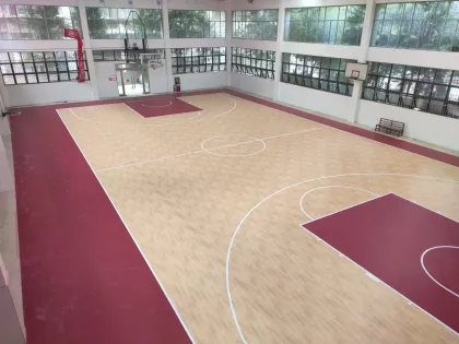 Customised Solid Wood Multi-Layer Sport Floor Design