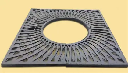 Outdoor Square Steel Tree Grating Sidewalk Metal Tree Grate Street Tree Grilles