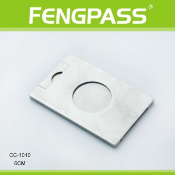CC-1010 6.0cm Square-Shaped Full Metal Cigar Cutter