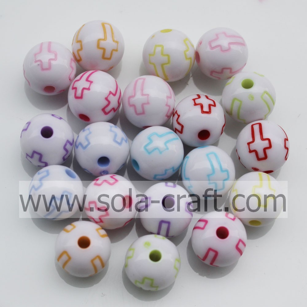 Washed cross beads