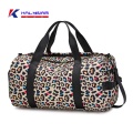 Designer Leopard Overnight Duffle Bag