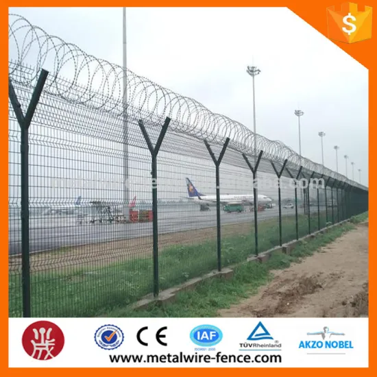 PVC coated square tube wire mesh fence for airport fence                        
                                                                                Supplier's Choice