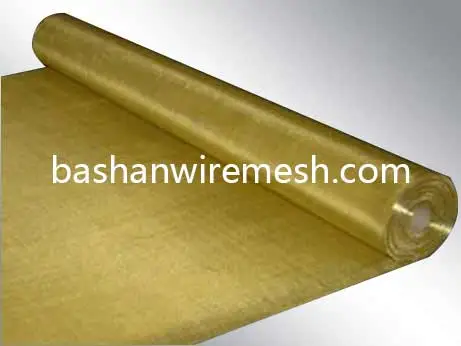 China steel mesh manufacturers Brass Wire Mesh