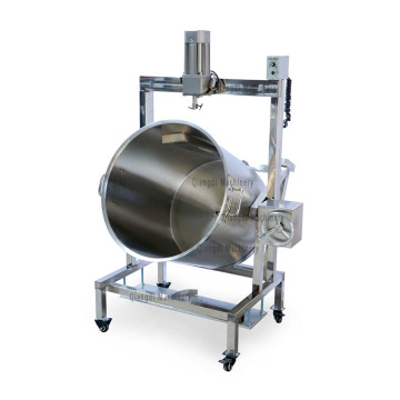Equipamento de cozinha de pasta de alimentos com inclinação industrial a gás de GLP com misturador para geléia, carne e sopa
