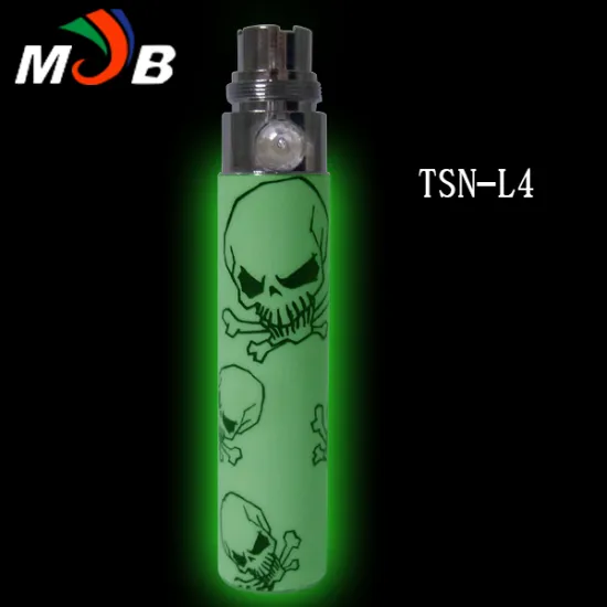 New luminous battery ego t/w battery e cig