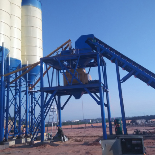 HZS60 Concrete Batching Plant export to Philippines